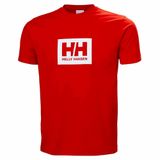 Helly Hansen HH Box 2.0 Erkek Kırmızı Yuvarlak Yaka Tişört, S