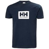 Helly Hansen HH Box 2.0 Erkek Lacivert Yuvarlak Yaka Tişört, M