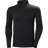 Helly Hansen Hh Lıfa Merıno Mıdweıght 1/2 Zıp Erkek Termal Içlik - Siyah - 2XL