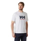 Helly Hansen HH LOGO T-SHIRT 3.0 Erkek Polo Tişört, Beyaz, XXL