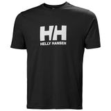 Helly Hansen HH LOGO T-SHIRT 3.0 Erkek Polo Tişört, Siyah, S
