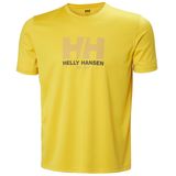 Helly Hansen HH Tech Graphic T-Shirt 2.0 Spor Tişört, M, HHA.49574, Gold Rush, Erkek