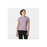 Helly Hansen HHA.54591_HELLY HANSEN W CORE T-SHI Mor Bisiklet Yaka Normal Düz Kadın T-Shirt