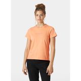 Helly Hansen HHA.54591_HELLY Hansen W Core T-Shı Somon Bisiklet Yaka Normal Düz Kadın T-Shirt - XS