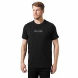Helly Hansen HHA.54598_HELLY HANSEN CORE T-SHIRT Siyah Bisiklet Yaka Normal Düz Erkek T-Shirt