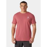Helly Hansen HHA.54601_HELLY HANSEN SHORELINE T- Kırmızı Bisiklet Yaka Normal Düz Erkek T-Shirt