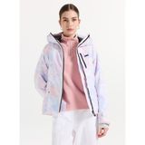 Helly Hansen HHA.66086_HHA.687_W Valdısere 3.0 Lila Normal Desenli Kadın Kayak Montu - XS