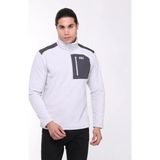 Helly Hansen HHA.853 Block Halfzip Açık Gri Erkek Polar