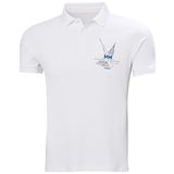 Helly Hansen Hp Race Erkek Kısa Kollu Polo T-Shirt Beyaz 2XL