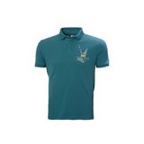 Helly Hansen Hp Race Erkek Yeşil Klasik Yaka Polo Tişört, M, 34416-453