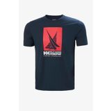 Helly Hansen Hp Race Graphic Erkek Lacivert T-shirt