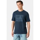 Helly Hansen Hp Race Graphıc T-Shırt Erkek Lacivert1 Tshirt HHA.34419-HHA.596 - Çok Renkli