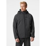 Helly Hansen Hp Racing Lifaloft Kapişonlu Mont Erkek Gri Outdoor Ceketi - Antrasit