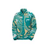 Helly Hansen Imperial Printed Pile Snap Mont, L, 02355, Turkuaz, Kadın