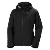 Helly-Hansen Kadın Crew Kapşonlu Orta Kat Ceket 2.0, 990 Siyah, XS