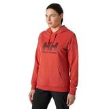 Helly Hansen Kadın W HH Logolu Kapüşonlu, Gelincik Kırmızısı, S