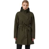 Helly Hansen Kadın W Welsey Ii Trench Yalıtımlı Montu 431 Yeşil (Utility Green),S