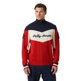 Helly Hansen Kırmızı Erkek Fermuarlı Normal Düz Kazak HHA.66025_HELLY HANSEN APRES KNITTE