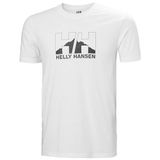 Helly Hansen Nord Graphic Erkek Kısa Kollu T-Shirt Beyaz S
