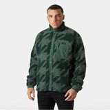 Helly Hansen Panorama Prınted Pıle Snap Mont Erkek Yeşil Polar HHA.63349-HHA.390
