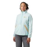 Helly-Hansen Rig Polar 1/2 Fermuarlı Kadın Rahat Dış Mekan Mont, Yürüyüş, Kamp ve Günlük Macera için Sıcak Katman, 537 Barely Blue, S
