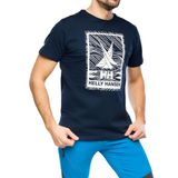 Helly Hansen Shoreline 2.0 Erkek Kısa Kollu T-Shirt Lacivert S