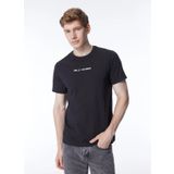 Helly Hansen Siyah Erkek Bisiklet Yaka Baskılı T-Shirt HHA.53936_CORE GRAPHIC