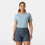 Helly Hansen Skog Graphic Kadın Kısa Kollu T-Shirt - M - Açık Mavi