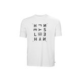 Helly Hansen Skog Recycled Graphic Erkek Beyaz Yuvarlak Yaka Tişört, L
