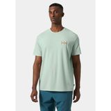 Helly Hansen Skog Recycled Graphic Erkek T-Shirt - Açık Yeşil