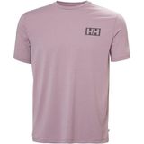 Helly Hansen Skog Recycled Graphic Erkek T-Shirt - M - Mor