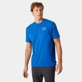 Helly Hansen Skog Recycled Graphic Erkek T-Shirt - Mavi