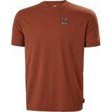 Helly Hansen Skog Recycled Graphic Erkek T-Shirt - Turuncu