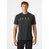 Helly Hansen Skog Recycled Graphic Siyah Erkek T-shirt