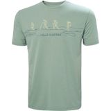 Helly Hansen Skog Recycled Graphic Yeşil Erkek T-shirt