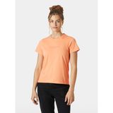 Helly Hansen Turuncu Kadın Bisiklet Yaka T-Shirt HHA.54591 W CORE T-SHI