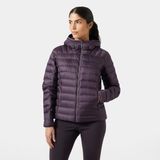 Helly Hansen Verglas 2.0 Down Kapüşonlu Kadın Kaz Tüyü Mont - XL - Mor