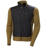 Helly-Hansen Versalite hibrit polar ceket erkekler için, hafif, nefes alır, su geçirmez, dış mekan maceraları için, 718 Sepya, M