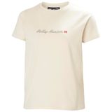 Helly Hansen W CORE GRAPHIC T-SHIRT 2.0 Kadın Polo Tişört, CREAM, S