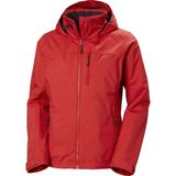 Helly Hansen W Crew Hooded Mıdl Mont 2.0 Kadın Uzun Kol Kırmızı Düz Kesim - XS