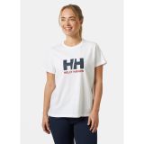 Helly-Hansen W HH LOGO Kadın T-shirt, Beyaz, XXL