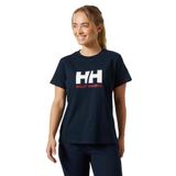 Helly-Hansen W HH LOGO Kadın T-shirt, Lacivert, S