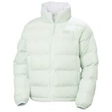Helly Hansen Yu 23 Reversible Puffer Dik yaka Mont, XL, Yu 23 Reversible Puffer, Beyaz, Kadın