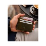 HELMBROOK Erkek Hakiki Deri İnce Kartlık RFID Korumalı Elton Haki Plus