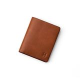 HELMBROOK London Minimalist%100 Hakiki Deri Erkek Cüzdanı, El Yapımı, RFID Korumalı, 6 Kartlıklı İnce Dikey Bifold Cüzdan, Hediye Kutulu