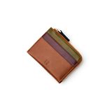 HELMBROOK London RFID Kart Sahibi Fermuarlı Cüzdan | Erkekler Kadınlar için İş ve Kredi Kartı Tutucuları Tam Tahıllı Sığır Derisi El İşi Deri, Tan (Artı Renkler), Minimalist