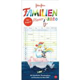 Helme Heine: Familienplaner 2026: Familienkalender mit 5 Spalten. Liebevoll illustrierter Familien-Wandkalender mit Schulferien und Stundenplänen. (Familienplaner Heye)