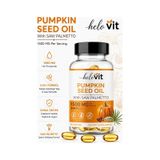 Helovit Pumpkin Seed Oil Softjel 1500 Mg & Saw Palmetto İçeren 2-in-1 Erkek Sağlığı Ve Doğal Destek 30 Softjel