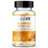 Helovit Pumpkin Seed & Saw Palmetto (Omega 3-6-9) Saç Vitamini, Magnezyum, Doğal Destek