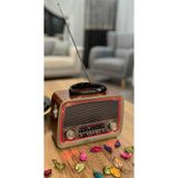 Helsinki Machine HS-301 Bt Fm Radyo + Kırmızı Ledli + Fenerli + USB Çalar + Bluetooth + Şarjlı ve Pilli Müzik Kutusu